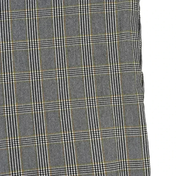 Zara Gray Plaid Legging Pants Crop Checker Size Medium - Picture 6 of 11